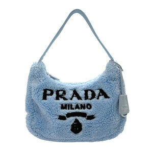 Prada Pile Blue Handbag